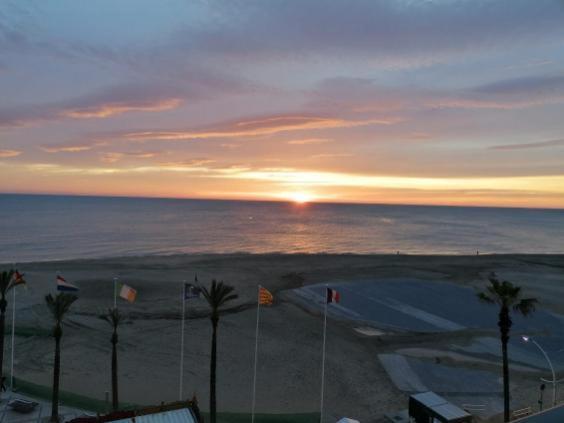 Studio Cosy Climatise Vue Mer Canet Plage 3Etoiles Kültér fotó