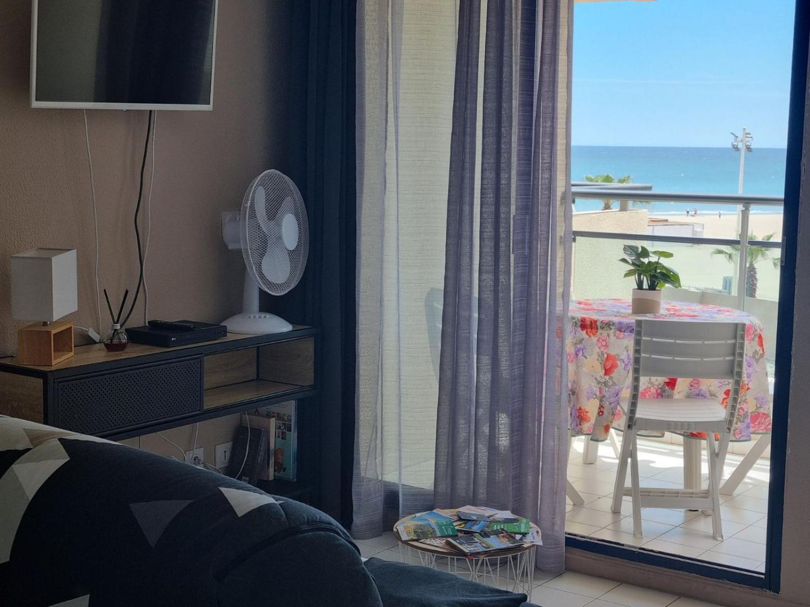 Studio Cosy Climatise Vue Mer Canet Plage 3Etoiles Kültér fotó